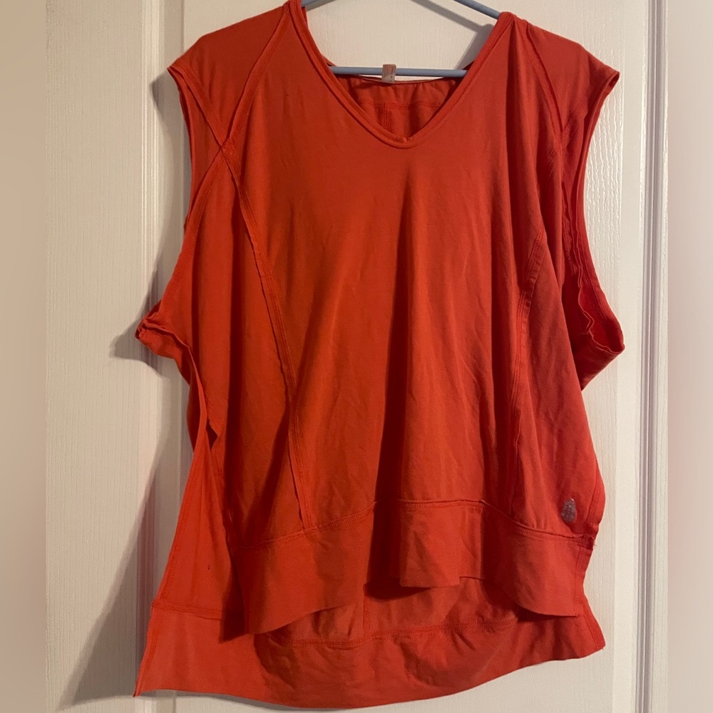 FP Movement by Free People Orange Muscle Tee
